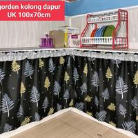 Gambar GORDEN KOLONG DAPUR PALING MURAH TERLENGKAP MOTIFNYA - Cemara, 100x70 dari albacollection undefined 1 Tokopedia