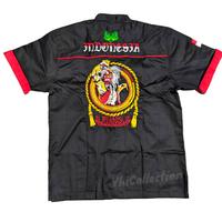 Gambar Baju Kemeja Bordir Bujang Ganong Ganongan Reog Ponorogo Pujonggo Anom Hitam - hitam, S dari RogoWear undefined 2 Tokopedia