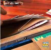 Gambar DOMPET PANJANG CRAZY HORSE / DOMPET PRIA WANITA KULIT ASLI CRAZY HORSE - CH- DARKBROWN Slim dari MayliaCrafts undefined 4 Tokopedia