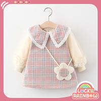 Gambar Pakaian Anak Perempuan Imut dengan Tas Bunga, Baju Pesta Anak Perempuan Impor dari Korea  0-4 tahun - Yellow, M dari LuckyRainbow.id undefined 1 Tokopedia