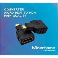 Gambar Converter Micro HDMI Male to HDMI Female High Quality dari Minerhome Indonesia undefined 1 Tokopedia