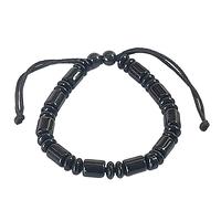 Gambar Gelang Serut Batu Giok Hitam Asli China Tabung 2 Pipih 6mm - VeE dari Vee Jewelry Store undefined 3 Tokopedia