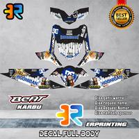 Gambar Decal Beat Karbu Stiker Full Body Variasi Desain Hoonigan Kera Motorcycle - 1, Vynil + Laminasi dari Ershop.2nd undefined 4 Tokopedia