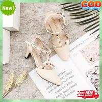 Gambar Sendal Hils Kece Korean Style Hak Tinggi Tahu Sandal Cewek Recommended Pesta Dewasa Haihils Import Model Korea Haghils Branded Haihil Wisuda Murah Simpel Elegan Haik Hill Natal Trend 20 - Krem, 37 dari jojodelapanbelas undefined 2 Tokopedia