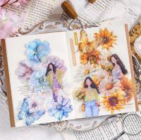 Gambar 60 Lembar Sticker Bunga FLOURISHING FLOWERS Edition Stiker Deco Transparan Hologram PET Anti Air Gwiyeo - TOWARD THE SUN dari gwiyeo undefined 2 Tokopedia
