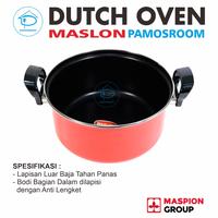 Gambar Maspion Panci Dutch Oven Ebonit Handle Anti Lengket 22 cm dari pamosroom undefined 4 Tokopedia
