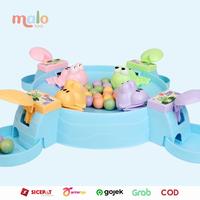 Gambar MALOTOYS - Hungry Frogs Frog Scramble Game Kodok Katak Makan Bola Mainan Edukasi Funny Games Anak Kids Malo Toys - Rose Frog dari Malo Toys undefined 1 Tokopedia