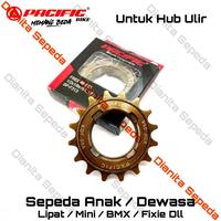 Gambar Freewheel 16 T sepeda anak lipat bmx mini fixie single speed gir gear belakang pacific 16T hub ulir - Freewheel 16 T dari Dunia Sepeda Gmc undefined 4 Tokopedia