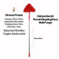 Gambar Alat Pembersih Rumah/Pel Dinding/Lantai/Kaca/Multi Fungsi 240cm A4 - Refill dari Best.mart999 undefined 5 Tokopedia