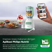 Gambar PHILIPS HR2223 Blender Plastik Hijau 2L 4in1 Pisau 4 Bintang Motor 350W Teknologi ProBlend Crush Garansi 2 Tahun - BIRU 3in1 Sambal Maker dari BLT ELEKTRONIK_NEW undefined 4 Tokopedia