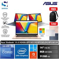 Gambar Laptop Asus Vivobook A1404VA VIPS5851M VIPS5852M VIPS5853M/i5 1334U/8GB/512GB SSD/FHD/W11+OHS+M365 - Blue-VIPS5851M dari Gadget Center undefined 2 Tokopedia