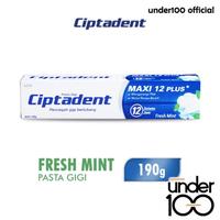 Gambar UNDER100 | CIPTADENT Pasta Gigi Maxi 12 Plus | Perawatan Gigi & Gusi | Pencegah Gigi Berlubang | Toothpaste | HALAL BPOM - Cipt P.Gigi Maxi190g dari Under100 Store undefined 2 Tokopedia