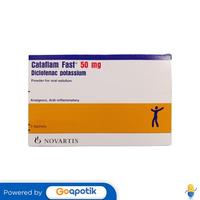 Gambar CATAFLAM FAST 900 MG BOX 9 SACHET dari Apotek Kosambi By GoApotik undefined 1 Tokopedia