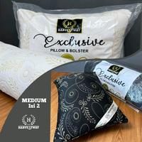 Gambar (MEDIUM 2) HARVEST/ HARVESTWAY EXCLUSIVE ( Bantal Guling Hotel HARVESTWAY MEDIUM STANDAR RUMAHAN 800 gram) - kain PUTIH, 2 Bantal MEDIUM dari CV. Harvest Berkah Madani undefined 1 Tokopedia