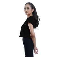 Gambar Tiento Baju Olahraga Wanita Crop Top Shirt Kaos Lengan Pendek Running Gym Lari Yoga Pound Fit - Airyblue, XS dari TIENTO INDONESIA undefined 5 Tokopedia