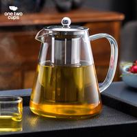 Gambar Teko Kaca Teh Kopi Teapot Anti Panas Tahan Api 450/700/950/1300 Ml Filter Saringan Stainless Steel - 700 ml dari LARYZ OFFICIAL undefined 3 Tokopedia