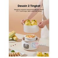 Gambar SLOW COOKER BABY SAMONO 2 TINGKAT SW-SC08 KERAMIK FOOD MAKER BAYI GARANSI RESMI dari SHMART ELECTRONIC undefined 5 Tokopedia