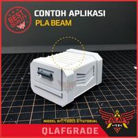 Gambar PLA Beam HALF ROUND 1 mm - plastic pla plate custom model kit maket - HALF ROUND 1 mm dari Wahkhilaf undefined 2 Tokopedia