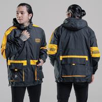 Gambar Jaket Parka Pria - Jaket Parasut Parka Pria Kualitas Distro - List Coklat, L dari Sailendra Store undefined 4 Tokopedia