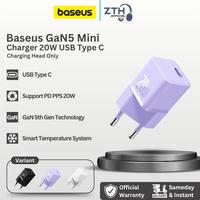 Gambar Baseus GaN5 Fast Charger 20W GaN PD USB Type C Iphone Android - Black dari ZTH Official undefined 1 Tokopedia