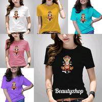 Gambar kaos atasan wanita ukran M sampe XXXL 100 ribu dapat 6 pcs Slim-fitting warna campur Baju Oblong Cewek - gambar sama semua, M, 6 pcs dari Beautyzhop undefined 1 Tokopedia