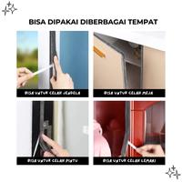 Gambar JK - Door Seal Bulu Peredam Suara | Seal Door Peredam Perekat 3M | Penutup Celah Pintu dan Jendela Bulu Halus | Peredam Suara Anti Debu - 9 X 5 dari jkgrosir undefined 5 Tokopedia