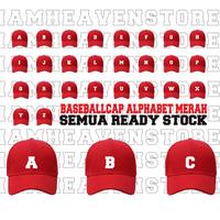 Gambar Topi Baseball Warna Merah Alfabet Teks Huruf Inisial A B C D E F G H I J K L M N O P Q R S T U V W X Y Z Ukuran Size Dewasa Pria Wanita Topi Bisbol skena - A, MERAH dari iamheavenstore undefined 3 Tokopedia