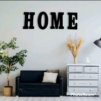 Gambar Dekorasi dinding HOME timbul Hiasan dinding Pajangan dinding dari KedaiCraft undefined 1 Tokopedia