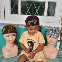Gambar Blangkon Khas sunda/ Topi Tradisional/ Topi keren/Bendo Batik Katun - motif hitam, balita dari Fikri Rizki Collection undefined 5 Tokopedia