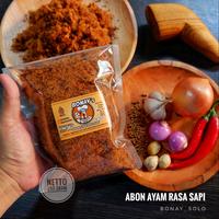 Gambar BONAY's 250gram Abon Ayam Rasa Abon Sapi Kemasan Pouch Abon Premium Solo Halal Food dari Bonay.Solo undefined 1 Tokopedia