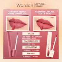 Gambar [LIP MATTE TAHAN LAMA] WARDAH Colorfit Last All Day Lip Paint 4 gr (Shade 1-12) Tahan Lama Hingga 12 Jam - Transferproof dengan One Swipe Coverage - Warna Intense - Lipstik Tahan Air dan Minyak - Liptint Anak Sekolah - Liptint - Makeup - 04 Brownderlast dari wardahbeautyid undefined 5 Tokopedia