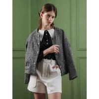 Gambar Sora - KATHERINE TWEED JACKET - Jade Black dari Sora Studio ID undefined 3 Tokopedia