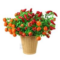 Gambar 【COD】 Bunga Buah Buahan Artificial Bunga Plastik Buah 6 Cabang Dekorasi Pesta Buah SR - Cherry dari Decor.Living undefined 1 Tokopedia