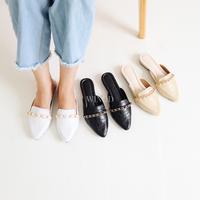 Gambar WINOD Croco Mules 2cm Sepatu Wanita Slip On Elegan Daily - Black, 37 dari winod undefined 1 Tokopedia