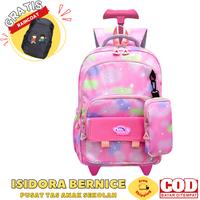 Gambar Tas Troli Sekolah Anak Perempuan Ransel Anak Sekolah Perempuan Remaja Bahan Tebal Kuat Dan Halus Premium - TROLI LP2-7 HIJAU dari Pusat Tas Anak Sekolah undefined 3 Tokopedia