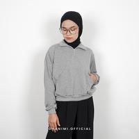 Gambar Ghanimi - Bora Jacket / Jaket Olahraga Polos / Sport wear / Jaket Lari Wanita / Hoodie Olahraga / Hoodie Olahraga Polos / Atasan Olahraga Wanita / Hoodie Lari Lembut - Black dari Ghanimi undefined 3 Tokopedia