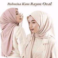 Gambar PASHMINA KAOS RAYON OVALSHAWL||PASHMINA KAOS RAYON STYLE BELAKANG BENTUK OVAL Jilbab Garis Rayon Wine - hitam dari Hijab Azkya undefined 4 Tokopedia