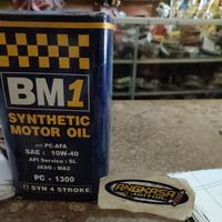 Gambar oli mesin bm1 PC 1300 synthetic motor oil sae 10w-40 api service sl jaso ma2 800ml - Warna dari Angkasa motor pekanbaru undefined 1 Tokopedia
