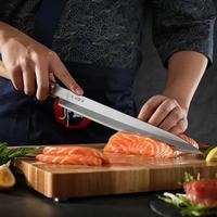 Gambar HEZHEN Sashimi Knife Nature Olive Wood Handle Series - Pisau Dapur - 180mm Deba dari Koch&Backen undefined 4 Tokopedia