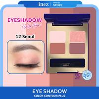 Gambar INEZ Eyeshadow Seoul Eye Shadow Collection 12 Palet Mata 4 Warna Natural dengan UV Protection dari INEZ Official Store undefined 1 Tokopedia