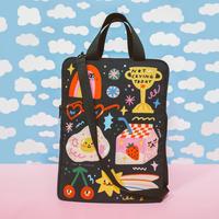 Gambar Think Happy Thoughts Laptop Bag - Sad But Cute dari Liunic on Things undefined 5 Tokopedia