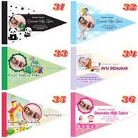 Gambar Isi 30pcs Bendera Telor Aqiqah, Ultah, Ulang tahun Custom - Siap Pakai dari masindo design undefined 4 Tokopedia