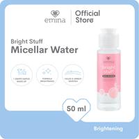 Gambar MURAH - Emina Bright Stuff Micellar Water 50 ml Kotoran Kusam Niacinamide Remover Wajah Kapas dari Likestore.smg undefined 1 Tokopedia