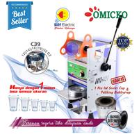 Gambar OMICKO C-39 Cup Sealer /Alat Perekat Plastik Minuman Maks 12 , 14 , 16 , 18 , 22 OZ Murah Vacuum Listrik - Cup Sealing + Plastik Cup dari Silf Electric undefined 1 Tokopedia