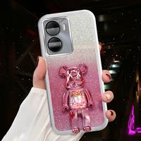 Gambar For Vivo Y01 Y01A Y15A Y15C Y15s case casing 3D Kaws Bear Hidden Stand Holder Luxury Gradient Glitter Cute Bling Full Camera Lens Protection Phone cases Soft Silicone Slim  for Women Girls - Blue, Vivo Y01 dari globaltastemakers undefined 3 Tokopedia