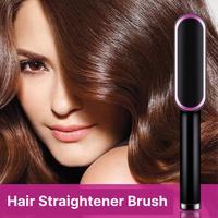 Gambar Digap Sisir Catok Pelurus Rambut Hair Straightener Brush 45W - ML-909 - Hitam dari DIGAP Indonesia undefined 1 Tokopedia