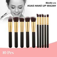 Gambar AFFSELV Kuas Make Up Wajah Face Make Up Brush Set - MAG51 - Hitam Emas dari Engineer Now undefined 1 Tokopedia