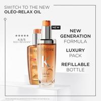 Gambar Kerastase Discpline Oleo Relax Triple Care - Untuk Rambut Megar, kusut & Sulit Diatur (Shampo Bain Oleo Relax 250ml + Kondisioner 200ml + Hair Oil 75ml) dari MAY MAY SALON ID undefined 5 Tokopedia