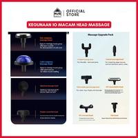 Gambar [HJS] Alat pijat elektrik Massage Gun 10 in 1 & Cold / Hot Muscle Therapy Electric Deep Massage Tools Terapi Pijit Leher Tubuh Punggung Getar dari Han Jaya Sentosa undefined 3 Tokopedia