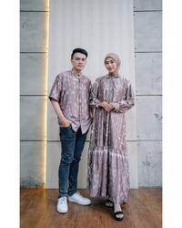 Gambar Warnawarni.Ori SARIMBIT KIRAN KELUARGA GAMIS KOKO KEMEJA COUPLE MAXI MOTIF  polos MURAH ALL SIZE / BUSANA MUSLIM / baju couple pasangan/ BAJU LEBARAN 2024 COUPLE KELUARGA Hitam Panjang Pesta Pendek Ibu Mewah - KOKO DEWASA MILO dari Warnawarnibrand undefined 3 Tokopedia